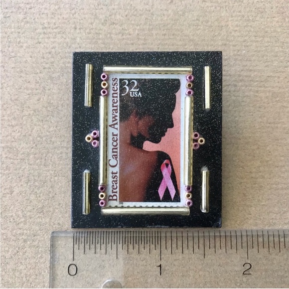 Vintage Breast Cancer Awareness Pin - Picture 6 of 6